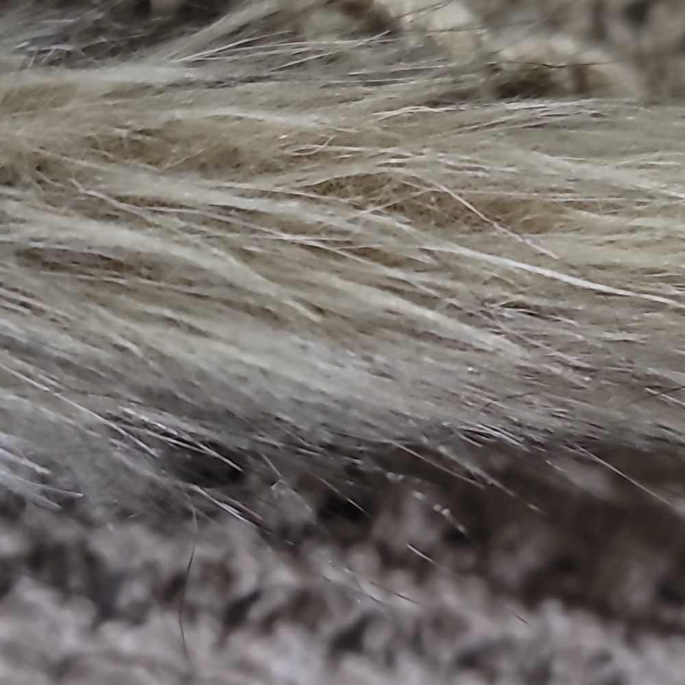 Apt. 9 Mocha Knit Open-Front Vest with Faux Fur Trim - Picture 7 of 10